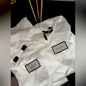 Gucci Shoe Dust Bags(2) with shoe laces